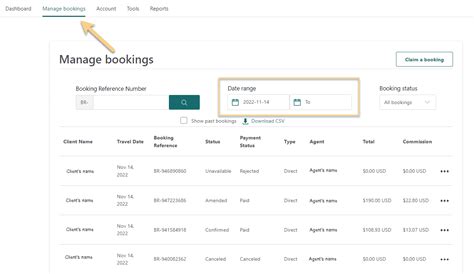 Manage Booking .